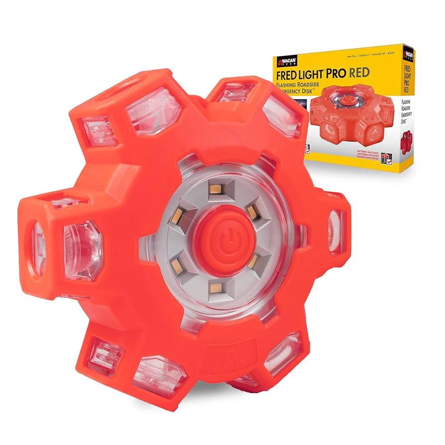 Amazon.com: Wagan EL4340 FRED PRO 閃爍路邊緊急光碟LED 閃光燈